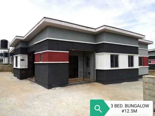 For sale, finished 3 bedroom bungalow fully detached in an existing estate @ mowe-ofada